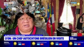 Lyon: le chef autochtone brésilien Almir Narayamoga Suruí, reçu par la mairie, appelle à défendre la biodiversité 