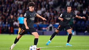 Vitinha sous le maillot du PSG face à Dortmund, le 16 septembre 2023.