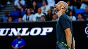 Adrian Mannarino à l'Open d'Australie, à Melbourne le 19 janvier 2024