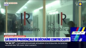 Législatives: la droite provençale se déchaîne contre Éric Ciotti après son annonce d'une alliance avec le RN