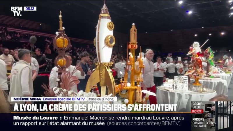 Coupe du monde de la pâtisserie à Lyon: les meilleurs pâtissiers s'affrontent ce week-end