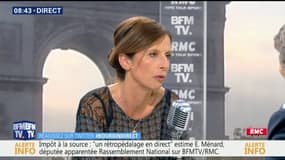 Impôt à la source: "un rétropédalage en direct" pour Emmanuelle Ménard