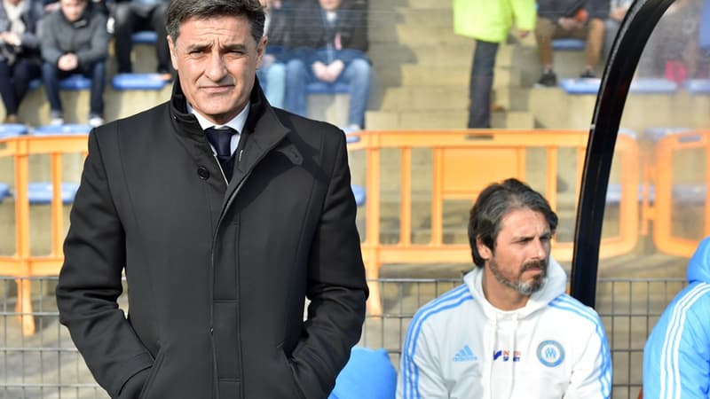 Michel, l'entraîneur espagnol de l'OM