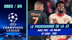 Ligue des champions : Le programme complet de la J3 avec PSG-Milan et Lens-PSV