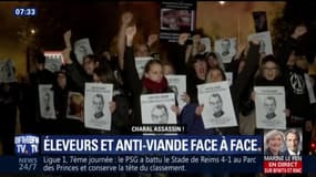 Face à face tendu entre défenseurs de la cause animale et éleveurs