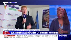 Danièle Obono à propos d'Adrien Quatennens: "Personne à La France insoumise ne minimise ses actes"
