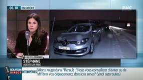 Stéphane est resté coincé toute la nuit dans sa voiture sur l'A9: "Je n'ai vu personne, je n'ai rien eu"