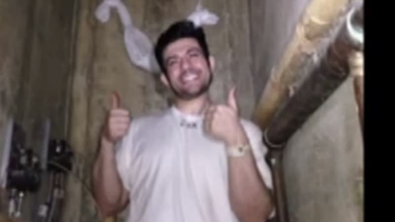 Capture d'écran de Nayeri Hossein, l'un des prisonniers qui s'est échappé de la prison de Santa Ana (Californie), Janvier 2016.