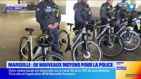 Marseille: des nouvelles motos et des VTT neufs pour la police municipale