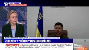 "Nous allons combattre jusqu'à ce que le dernier soldat russe ait quitté le sol de notre pays": Nadiia appelle la France à fournir "plus d'armes" et à "protéger l'espace aérien" ukrainien