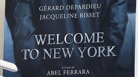 Photo de l'affiche du film controversé d'Abel Ferrara, "Welcome to New York".