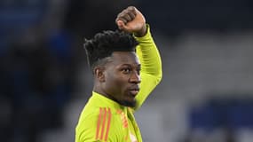 André Onana, le 16 mars 2025, au King Power Stadium de Leicester