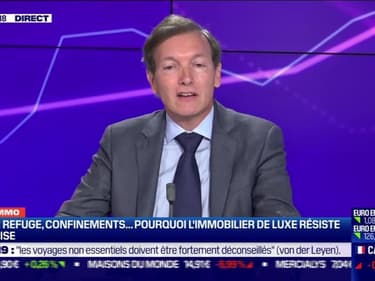 Thibault de Saint-Vincent (Barnes) : Pourquoi l'immobilier du luxe résiste à la crise ? - 22/01