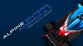Le visuel partagé par Alpine pour annoncer sa présence en F1 pour la saison 2021