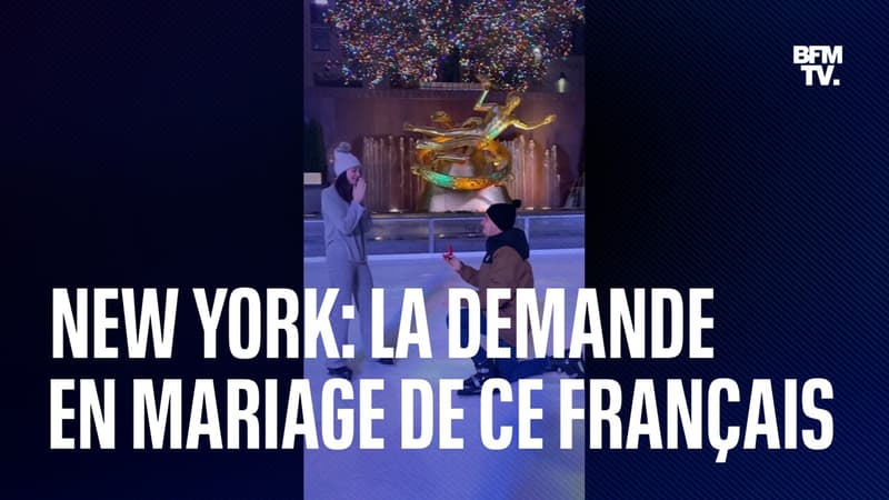 Ce Français a privatisé la patinoire du Rockefeller Center à New York pour sa demande en mariage
