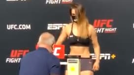 Julija Stoliarenko, à Las Vegas le 19 mars 2021