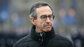 Le ministre de l'Intérieur Bruno Retailleau lors de la parade des CRS pour leur 80e anniversaire à Paris, le 13 décembre 2024