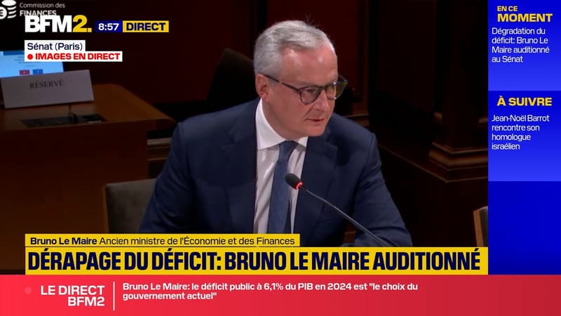 Situation des finances publiques: Bruno Le Maire explique pourquoi il est resté en poste sept ans