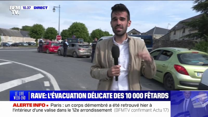 Rave-party à Parnay: avant de quitter les lieux, les fêtards devront payer une amende de 135 euros