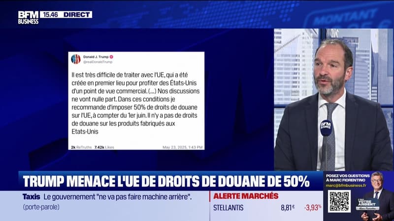 La bourse cash : « Toujours plus haut, plus fort... Donald Trump menace l'Europe de 50% de droits de douane ! » - 23/05
