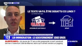 Projet de loi immigration: "Les députés communistes voteront la motion de rejet" des écologistes, affirme Ian Brossat 