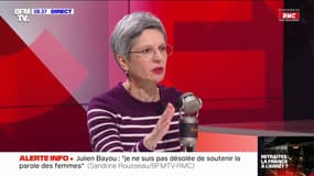 Affaire Bayou: Sandrine Rousseau affirme qu'elle "continuera à soutenir la parole des femmes"