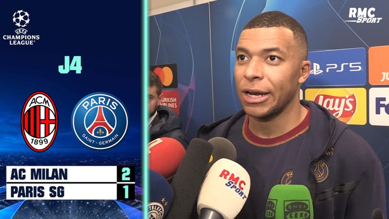 AC Milan 2-1 PSG : "Il a manqué pas mal de choses" reconnaît Mbappé