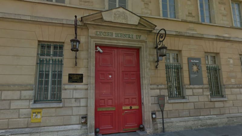 L'entrée du Lycée Henri IV dans le 5e arrondissement de Paris