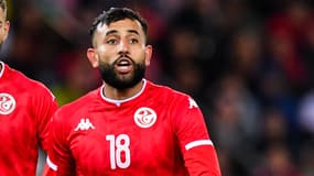 Ghailene Chaalali lors du match Brésil-Tunisie au Parc des Princes, septembre 2022