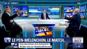 Jean-Luc Mélenchon et Marine Le Pen se livrent un match à distance (1/2)