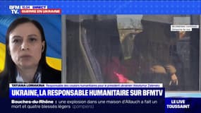 Tatiana Lomakina, responsable des couloirs humanitaires pour le président ukrainien: "Les évacuations des citoyens de la ville de Marioupol se poursuivent aujourd'hui" 