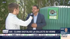 Aix : Cliiink digitalise la collecte du verre - La France qui bouge, par Julien Gagliardi - 08/10