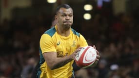 Kurtley Beale avec le maillot de l'Australie en 2021