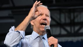 Joe Biden en meeting à Bowie, dans le Maryland, le 7 novembre 2022