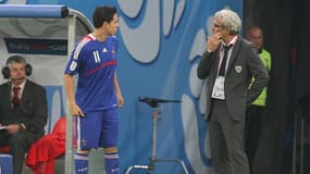 Samir NASRI et Raymond DOMENECH le 17/06/2008