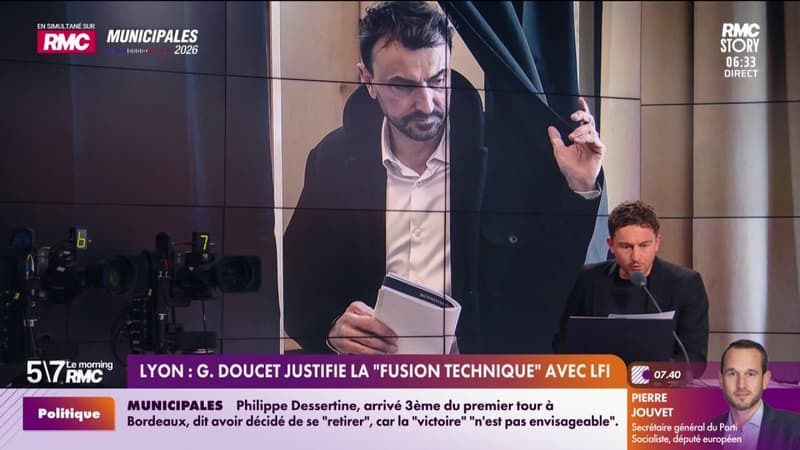 Lyon : Grégory Doucet justifie la "fusion technique" avec LFI