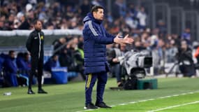 Pierre Sage, le 6 décembre 2023, sur la pelouse du Stade Vélodrome