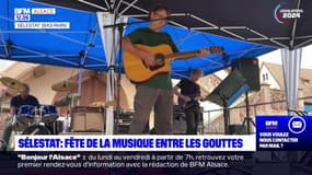 Sélestat: une fête de la musique entre les gouttes