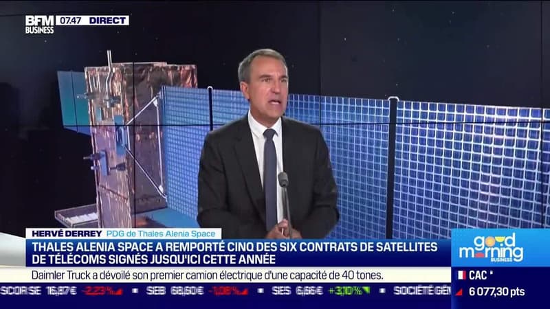 Hervé Derrey (Thales Alenia Space) : Un des plus grands fabricants mondiaux de satellites - 19/09