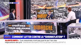 Shrinkflation: "On est dans le comble du cynisme", affirme Alexandre Bompard (PDG Carrefour)