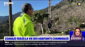 La commune de Coaraze isolée après un éboulement: la vie des habitants chamboulée