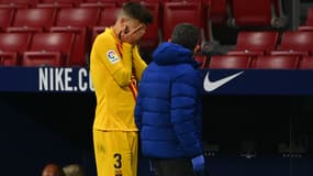 Gerard Piqué en larmes