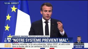Politique sociale: "Nous devons assumer, sur une part de l'exclusion, d'avoir un accompagnement social", affirme Emmanuel Macron