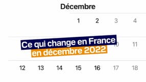 Ce qui change en France en décembre 2022