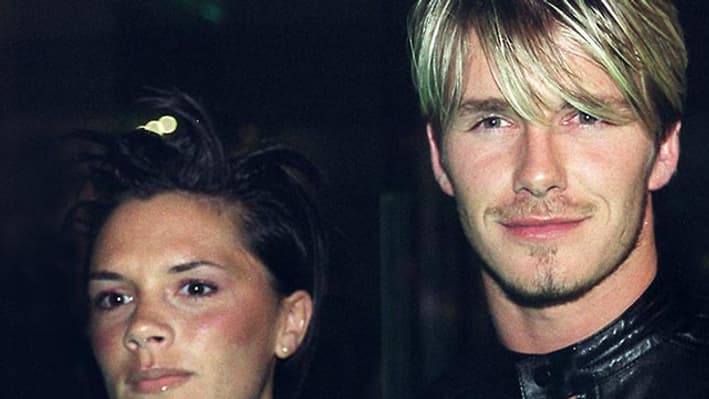 David et Victoria Beckham en 1999. David et Victoria Beckham en 1999.
