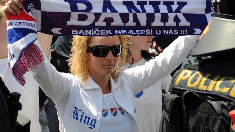 Supportrice du Banik Ostrava