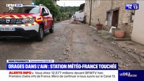 Orages dans l'Ain: les pompiers ont réalisé une trentaine d'interventions à cause des inondations 