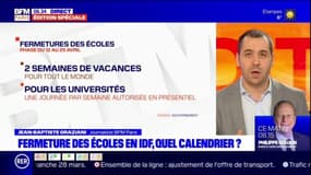 Fermeture des écoles en Ile-de-France: quel calendrier?