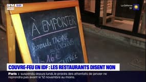 Île-de-France: les restaurateurs et livreurs disent non à un potentiel couvre-feu