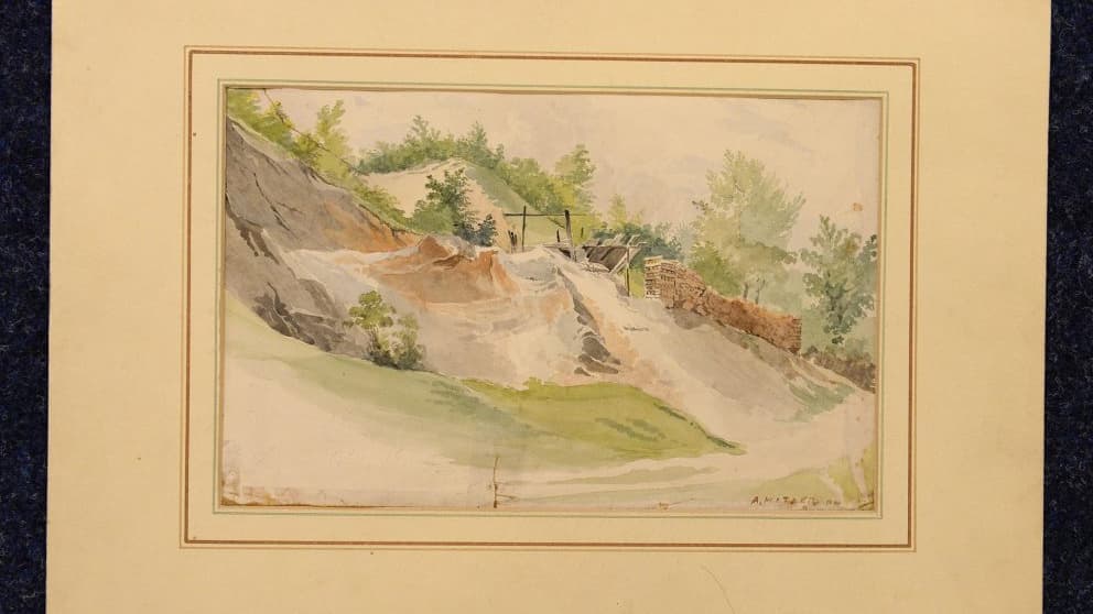 Une aquarelle sans grand intérêt Une aquarelle sans grand intérêt